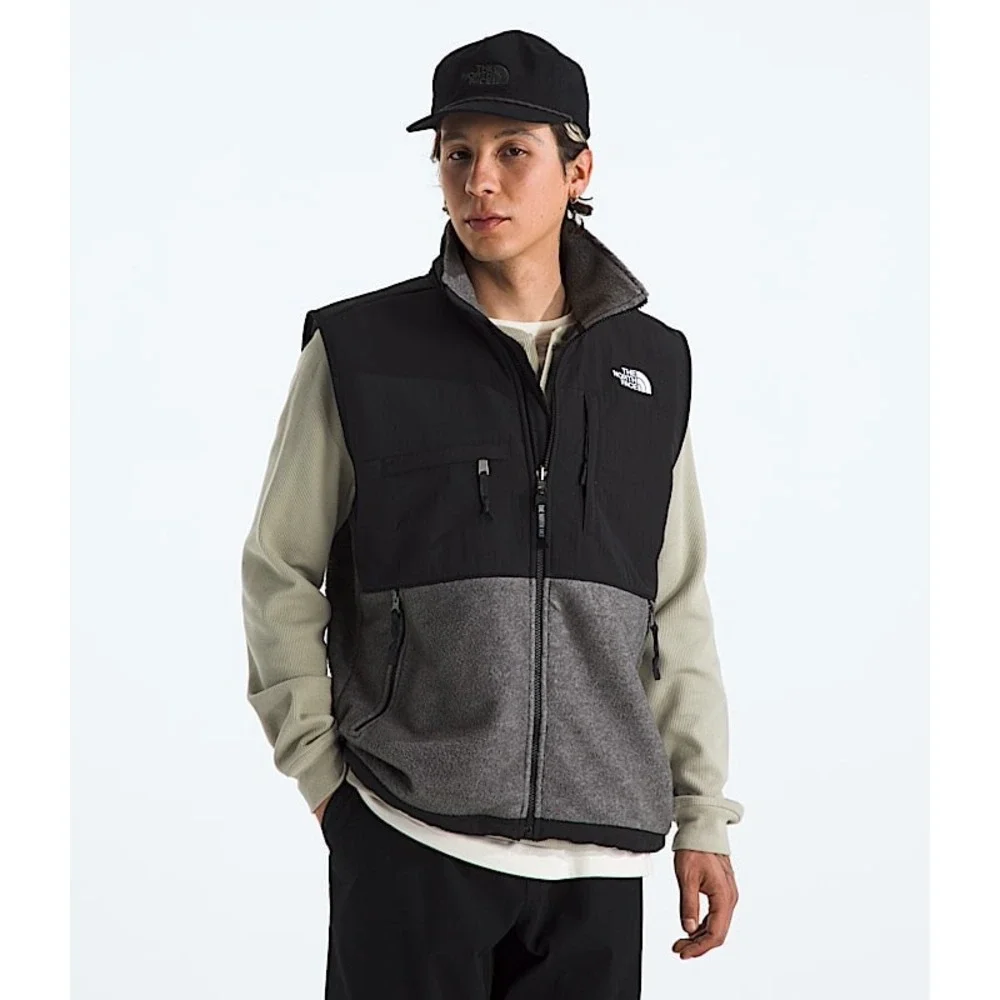 The North Face Retro Denali Vest Grey Black Size Small New With Tags
